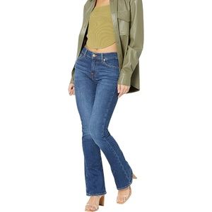 7 For All Mankind Slim Bootcut Jean. Dark denim. Size 12